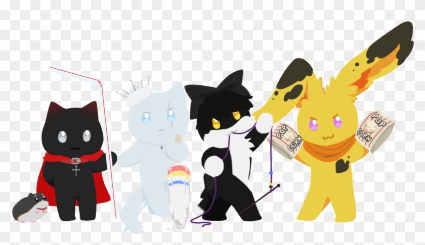 Here Is Team Rwby In The Style Of Katsu Cats By @dillongoo - Cartoon Clipart