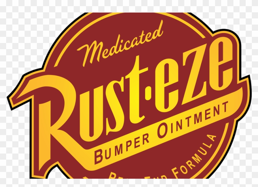 Pixar Cars Rusteze Logo Vector~ - Cars Rust Eze Logo Clipart