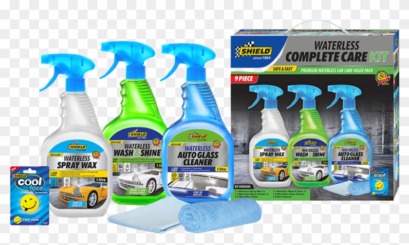 Shield Chemicals Slider Waterless Wash N Shine Kits - Cleaning Liquid And Chemicals Clipart