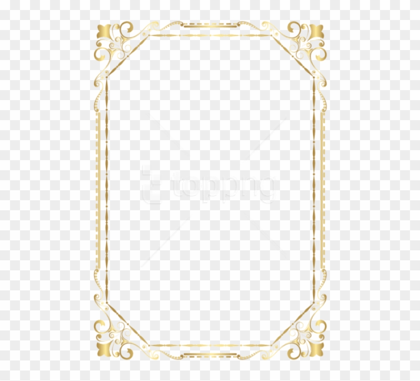 Free Png Download Border Frame Golden Clipart Png Photo - Transparent Background Glitter Border Transparent #1695147