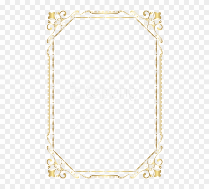 Free Png Download Border Frame Golden Clipart Png Photo - Transparent Background Glitter Border Transparent