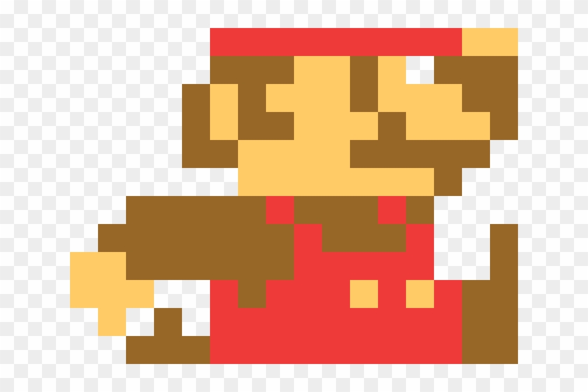 8 Bit Clipart Classic Mario - Super Mario Bros Nes Sprite - Png Download
