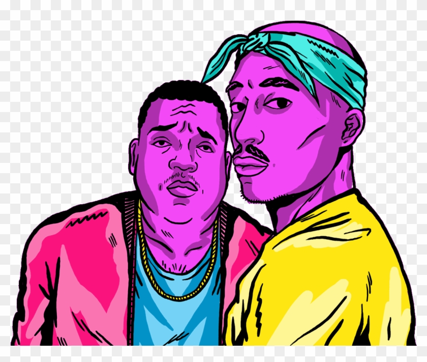 Notorious B - I - G - Vs Tupac - Comment Une Amitié - Tupac Clipart