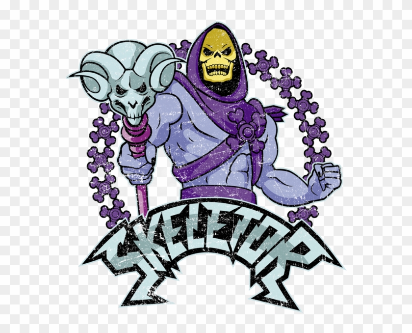 Masters Of The Universe Skeletor Juniors Premium T-shirt - Skeletor Tshirt Clipart