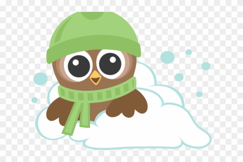 Owl Winter Clip Art - Png Download