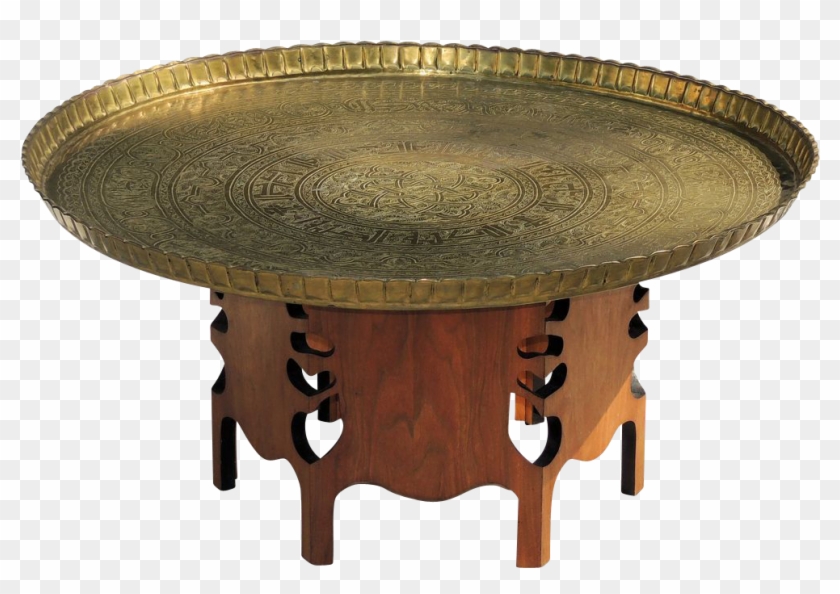 Vintage Brass Top Coffee Table Image And Description - Brass Top Coffee Table New Clipart