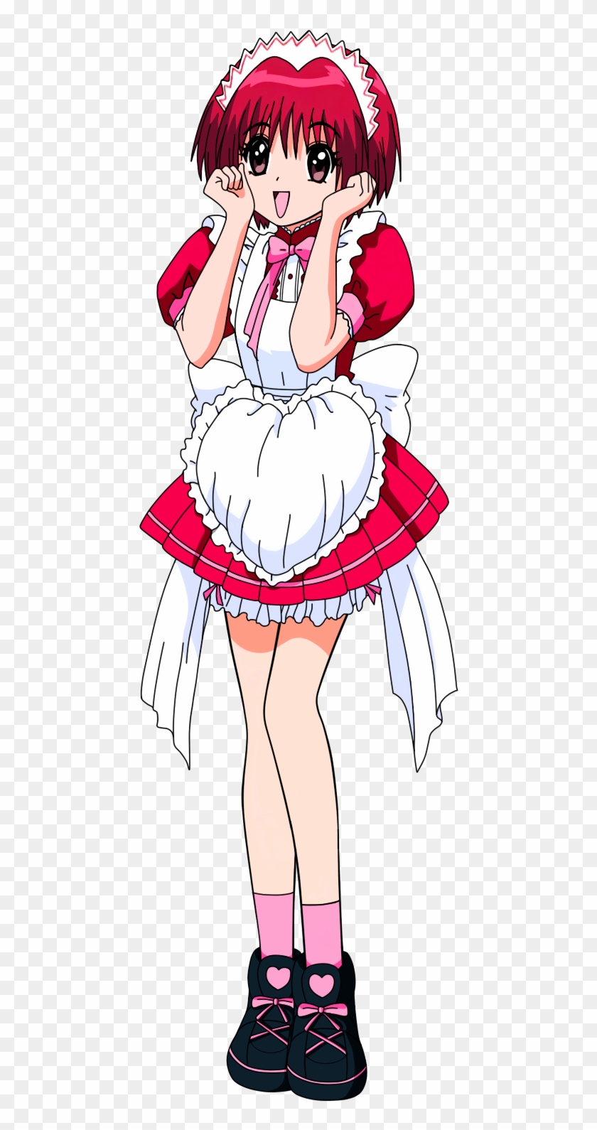 Transparent Ichigo In Her Cafe Uniform - Tokyo Mew Mew Ichigo Maid Clipart