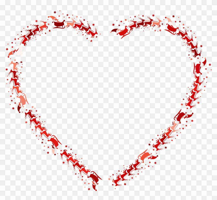 Merry Christmas Heart Clipart #1697078