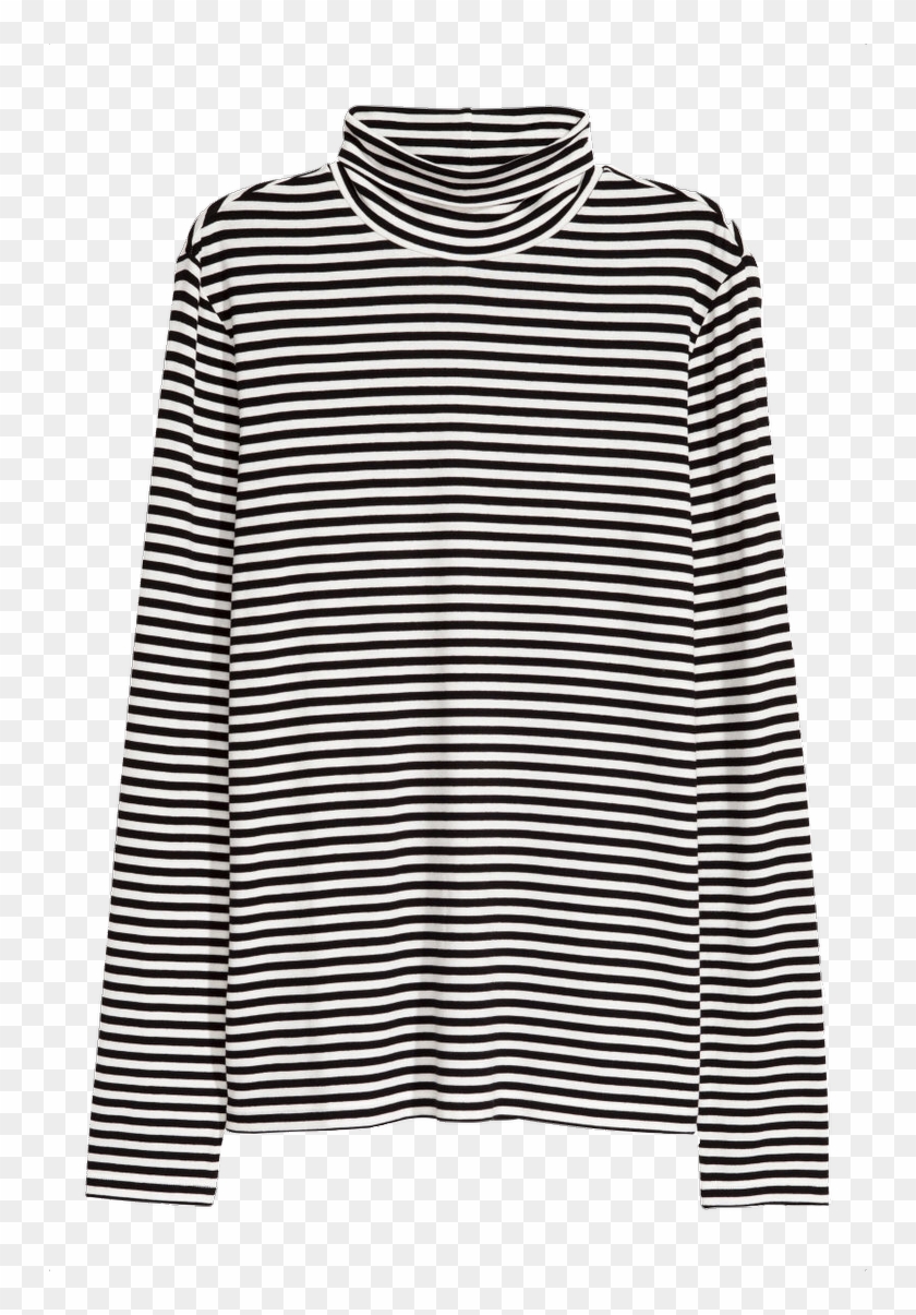 Balıkçı Yaka Çizgili Body Siyah Clipart #1697427