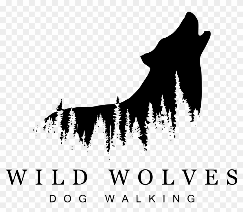 Wild Wolves Transparent Background - Silhouette Clipart
