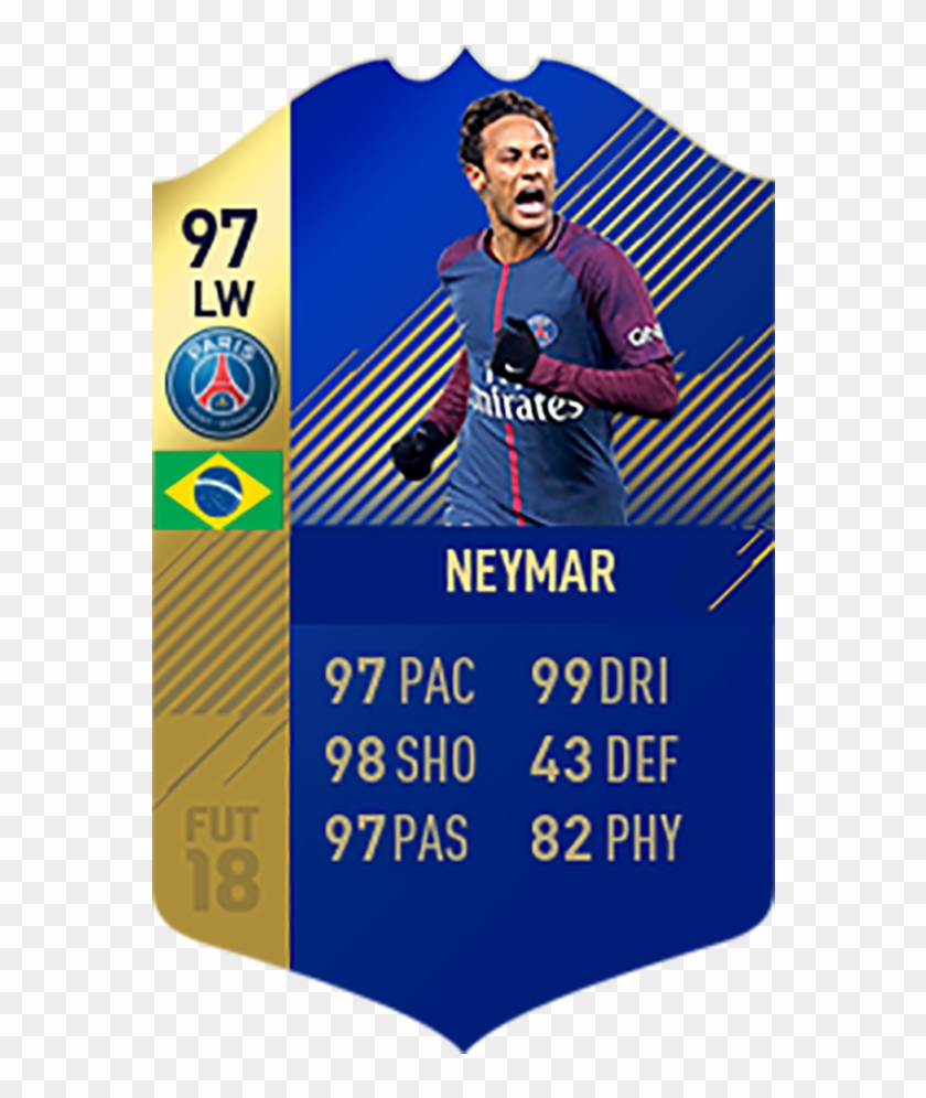 Neymar Depay Headline Fifa 18 Ligue 1 Team Of The Milinkovic Savic Tots Fifa 18 Clipart Pikpng