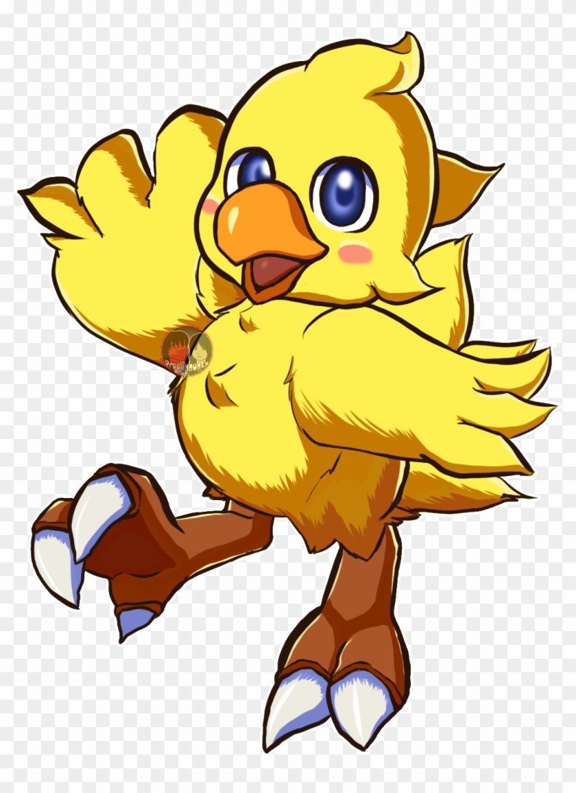 [ff] Chocobo - Cartoon Clipart