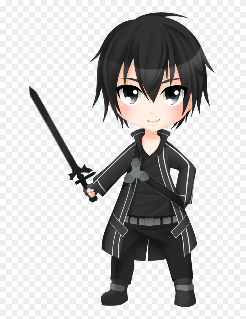 Kirito Chibi Png - Kirito Chibi Sao Clipart #1697775