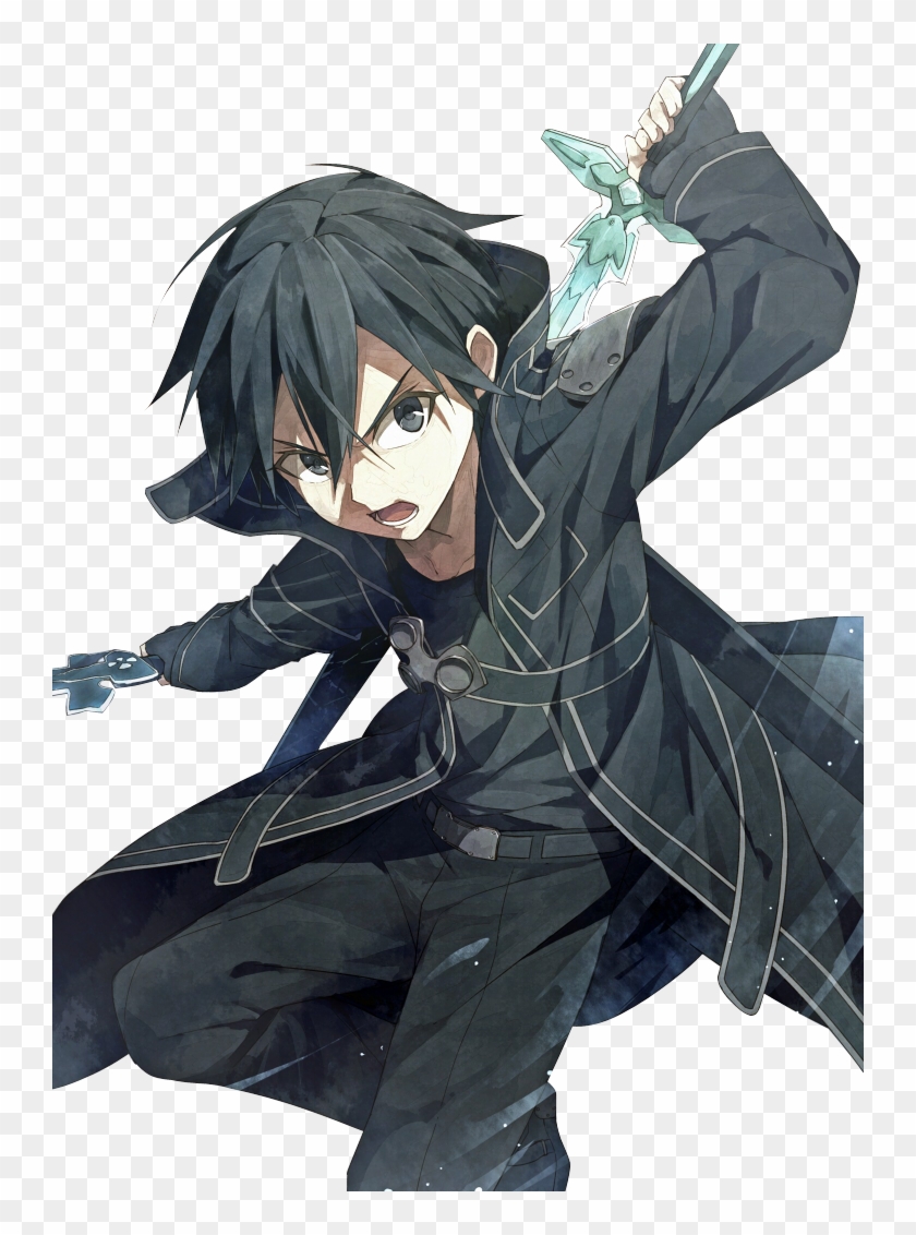 Sword Art Online Kirito Fanart , Png Download - Sao Kirito Clipart #1697782