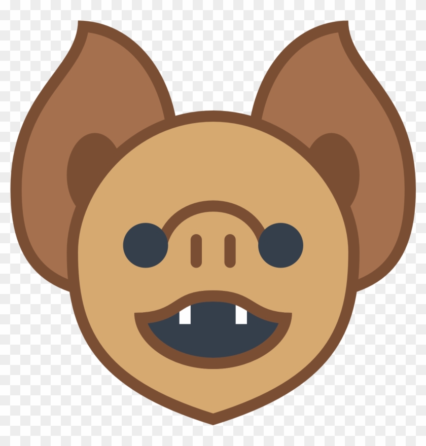 Bats Clipart Face - Bat Face Png Transparent Png