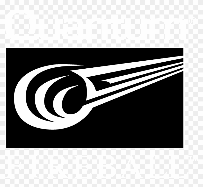Quantum Fireball Logo Black And White - Quantum Fireball Clipart