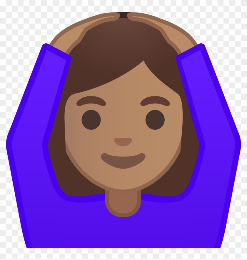 Open - Emoji Mano Levantada Clipart #1698525