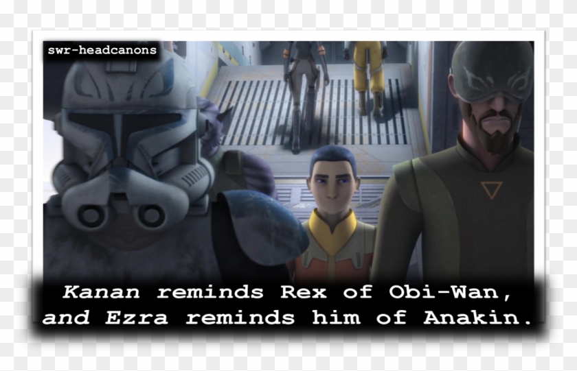 Kanan Reminds Rex Of Obi Wan, And Ezra Reminds Him - Pc Game Clipart