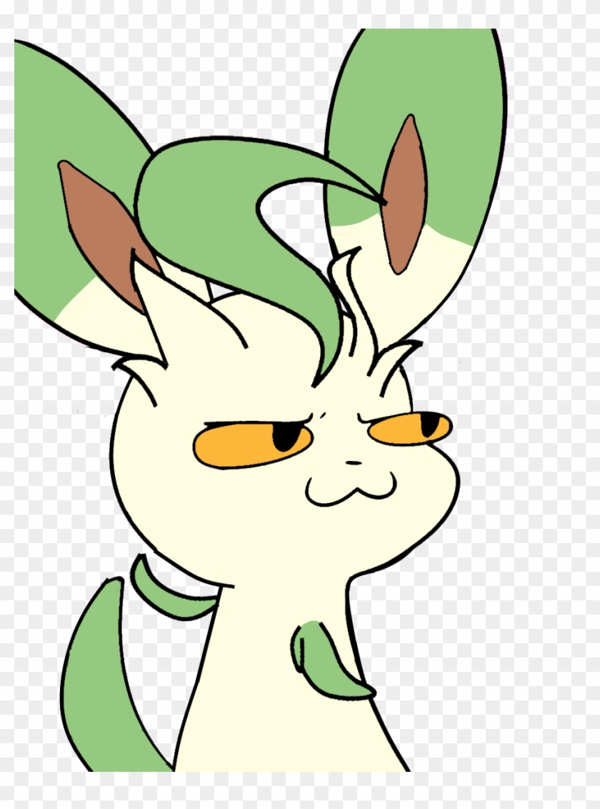 115kib, 925x1203, Smug Leafeon - Smug Leafeon Clipart