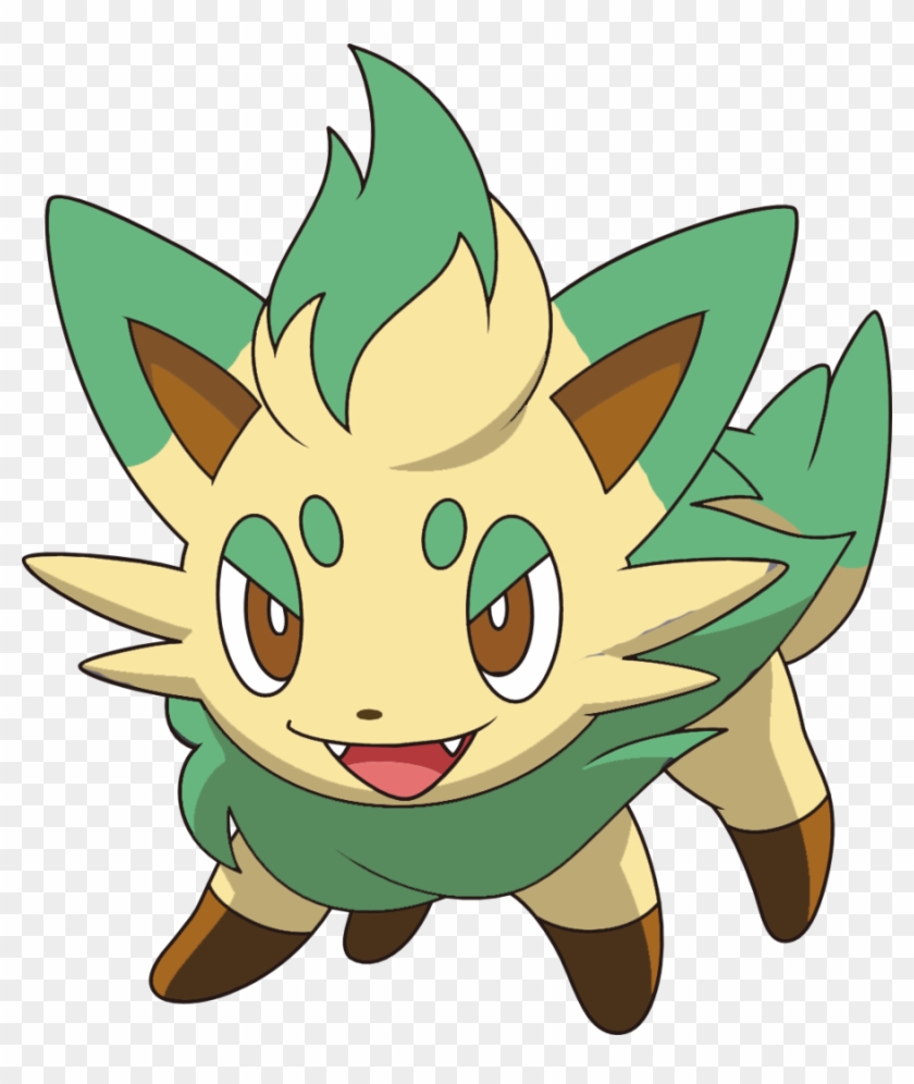 Leafeon Pokemon Shiny Sprite Coloring Pictures - Pokemon 570 Clipart #1698897