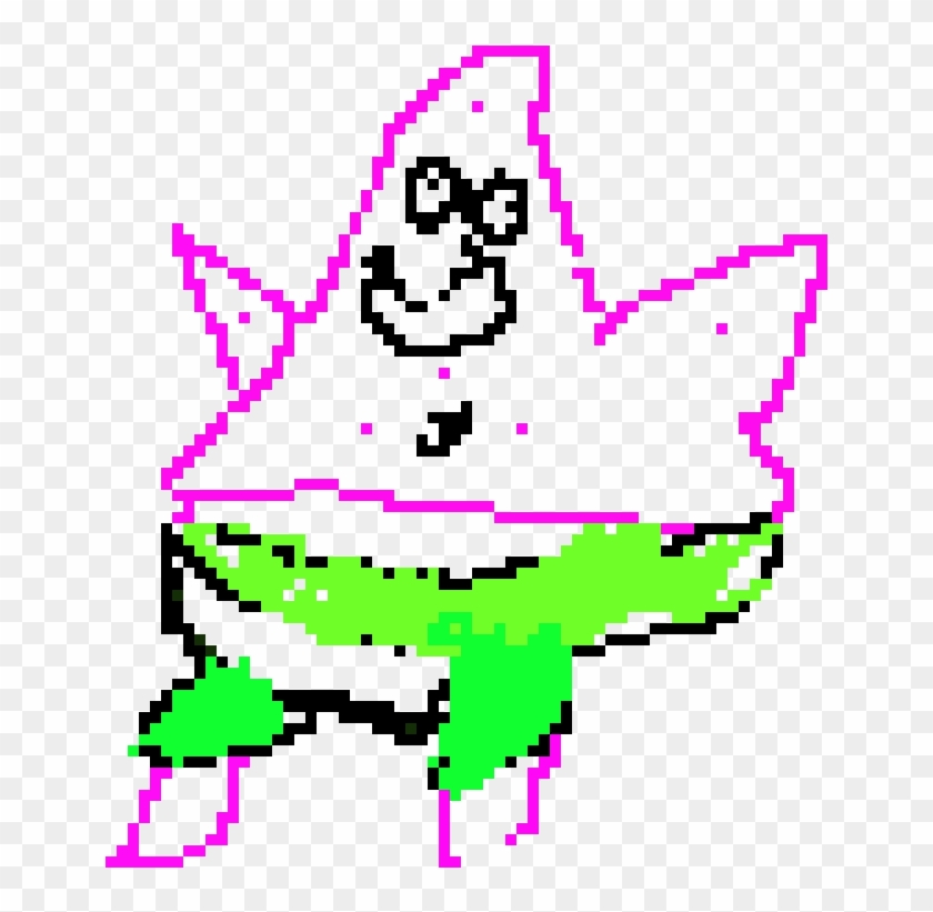 Patrick Star - Patrick Star Pixel Art Clipart #170007