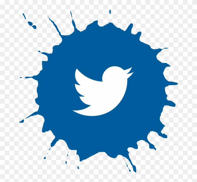 Twitter-logo - India Ink Blue Clipart