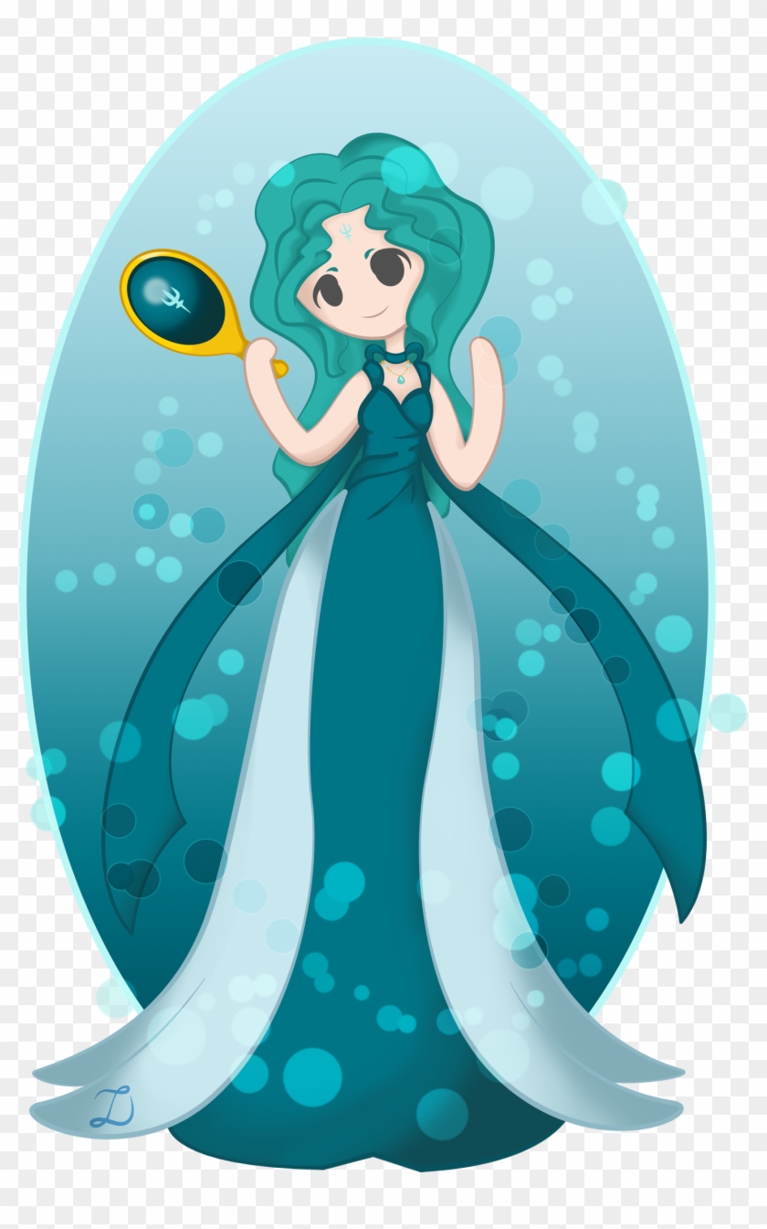 Princess Neptune - Illustration Clipart