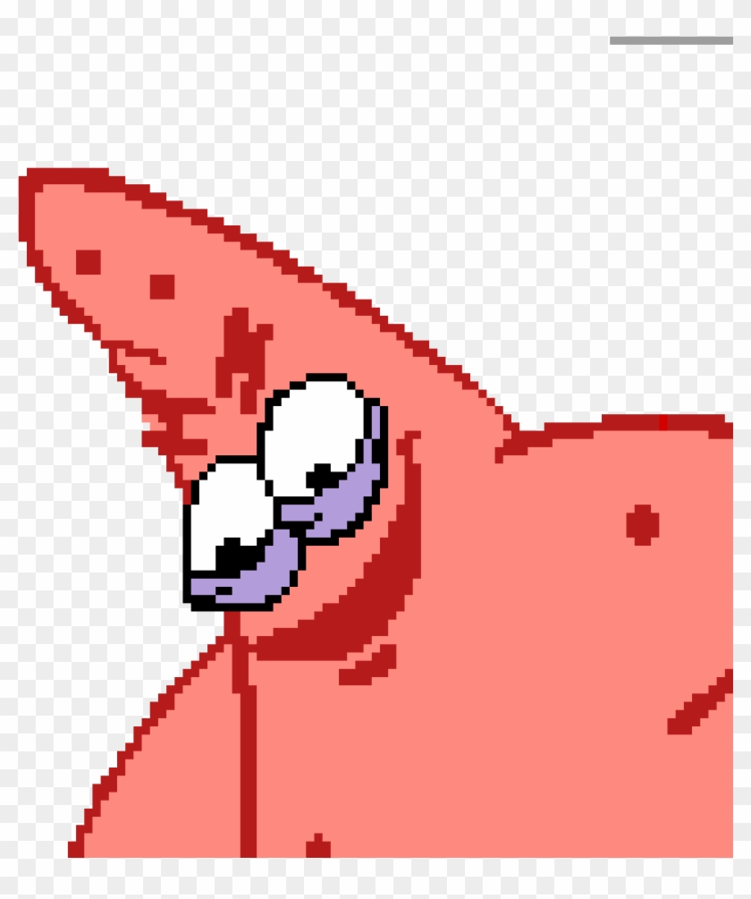 Savage Patrick Star - Cartoon Clipart