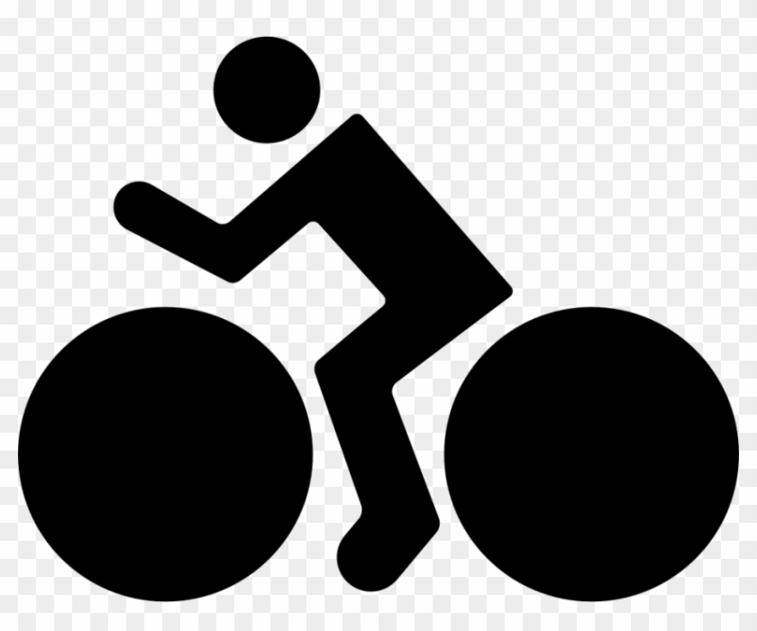 Free Png Download Bike Riding White Icon Png Images - Bicycle Clipart