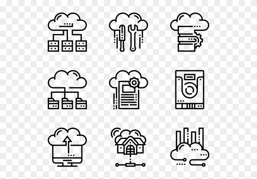 Cloud Service - Pirate Icons Clipart #170219