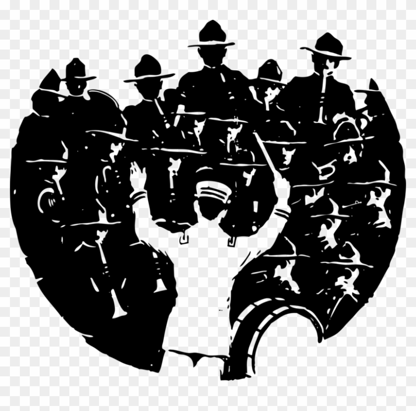 Orchestra Conductor Concert Band Musical Ensemble - Free Marching Band Vector Clipart