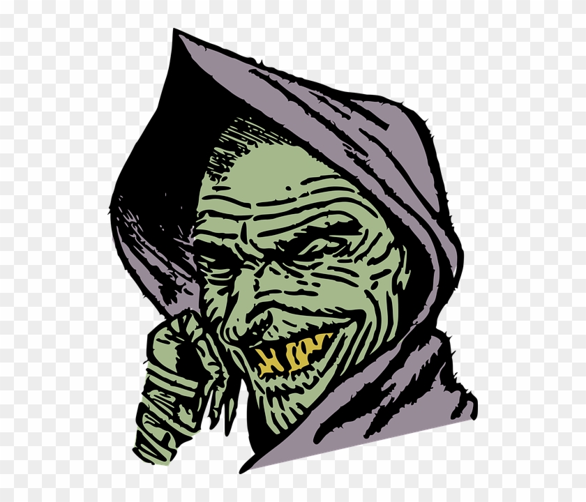 Poto Orang Berjubah Hitam Clipart