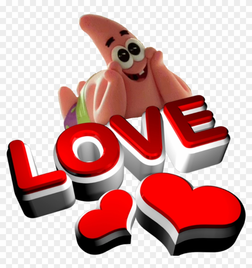 Patrick Star Spongebob Boboesponja Amor Love Paixao Clipart