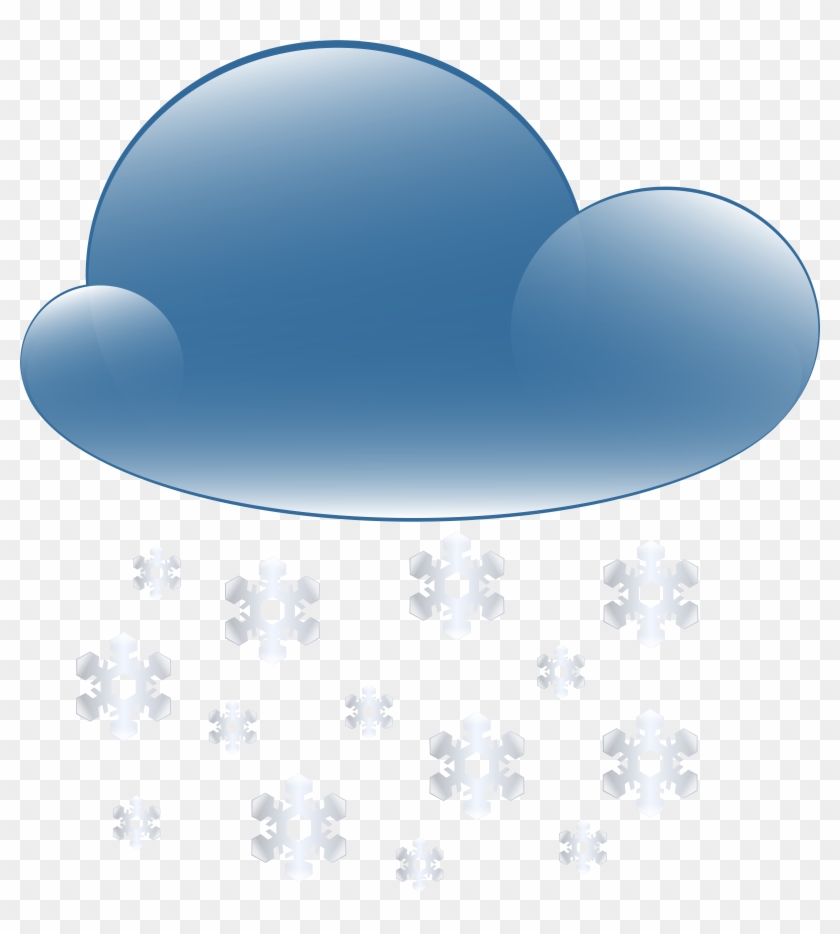 Snowy Cloud Weather Icon Png Clip Art Transparent Png #170825