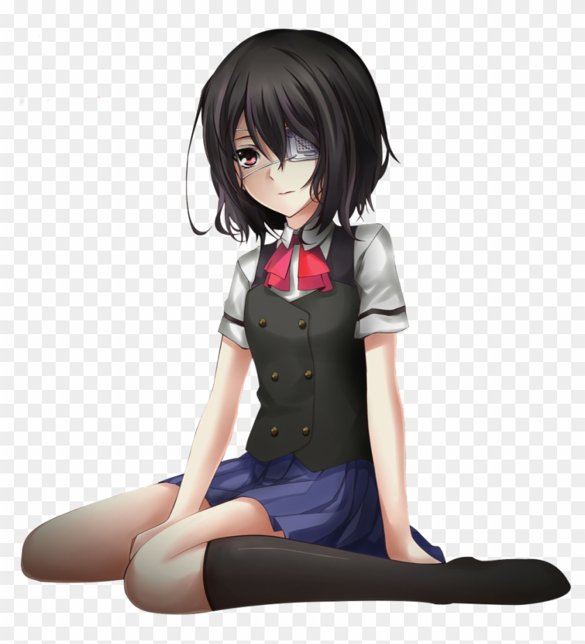 Anime Sticker - Another Mei Misaki Clipart