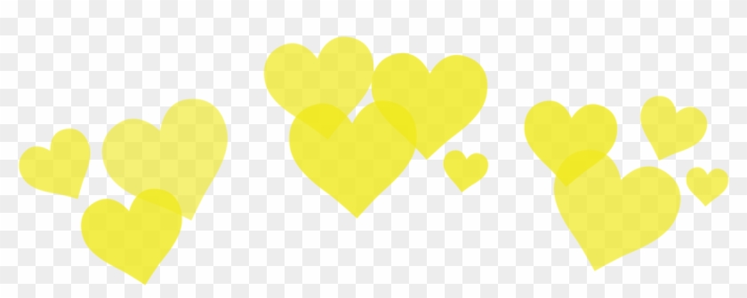 H E A R T S P N G - Yellow Heart Crown Png Clipart #171470