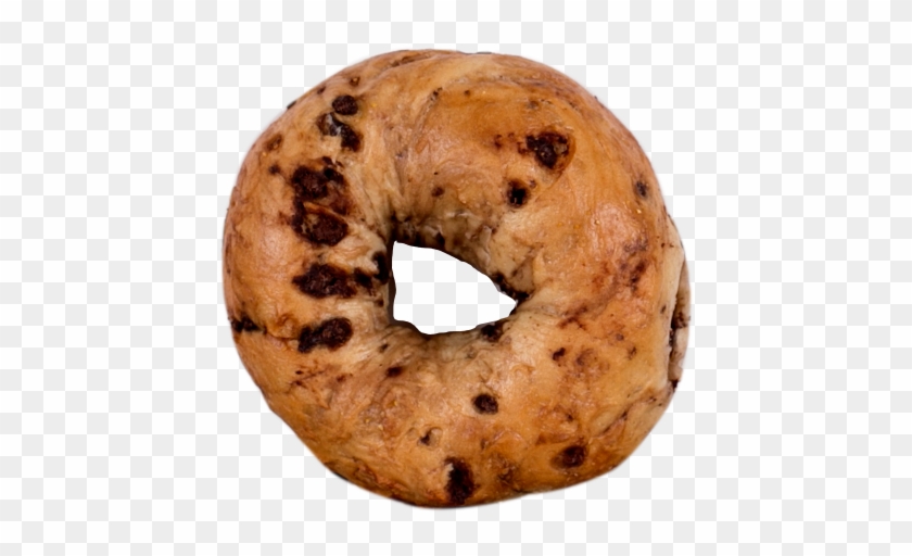 Banana Chocolate Chip Bagel Clipart