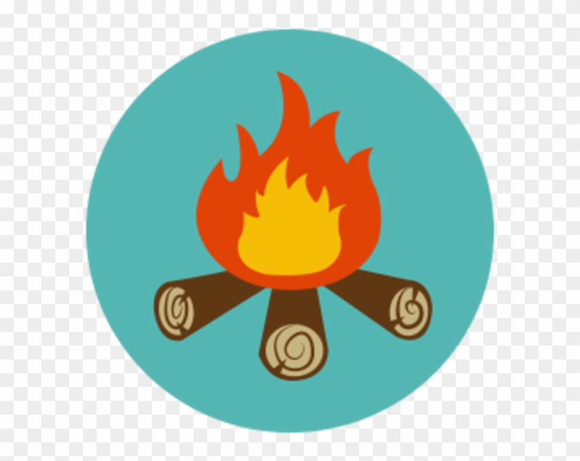 600 X 600 6 - Camp Fire Clip Art - Png Download