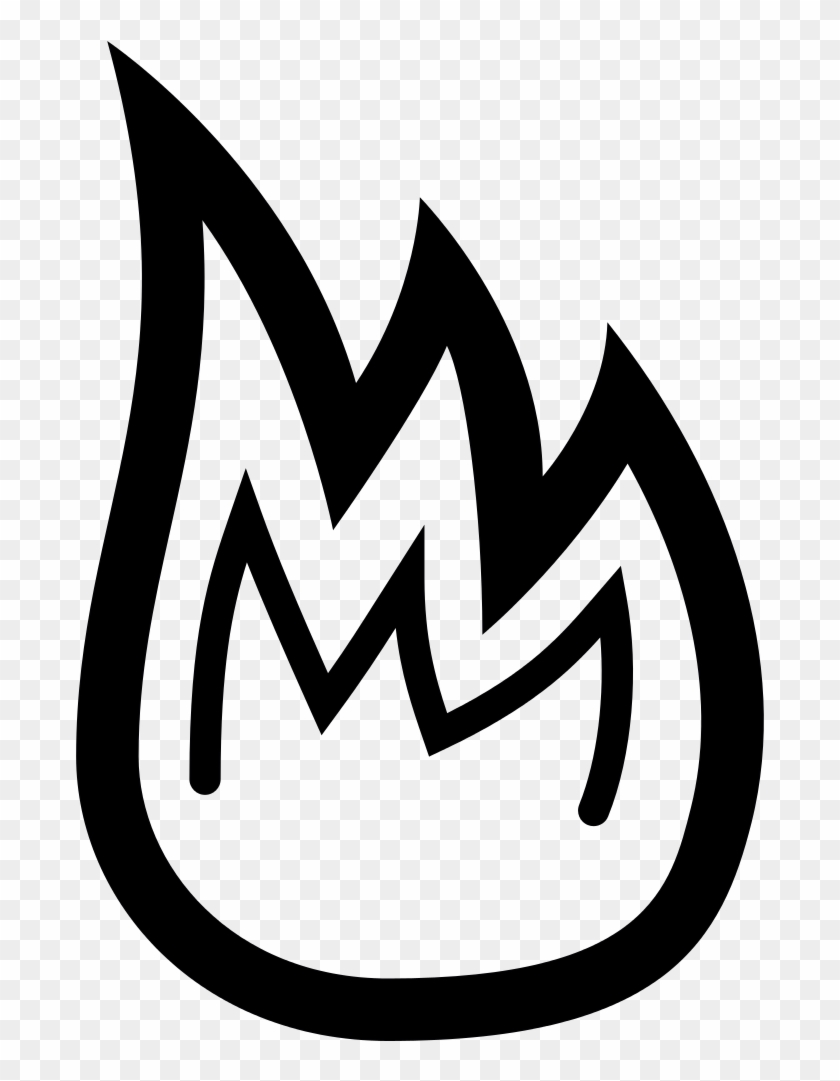 File - Linecons Flame - Svg - Icon Clipart