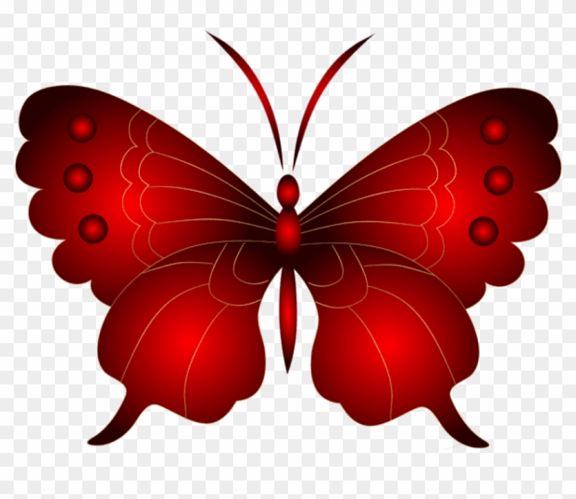 picture Transparent Butterfly Images Hd red butterfly png transparent png