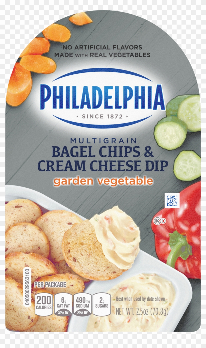 Philadelphia Multigrain Garden Vegetable Bagel Chips - Philadelphia Bagel Chips Clipart #172576
