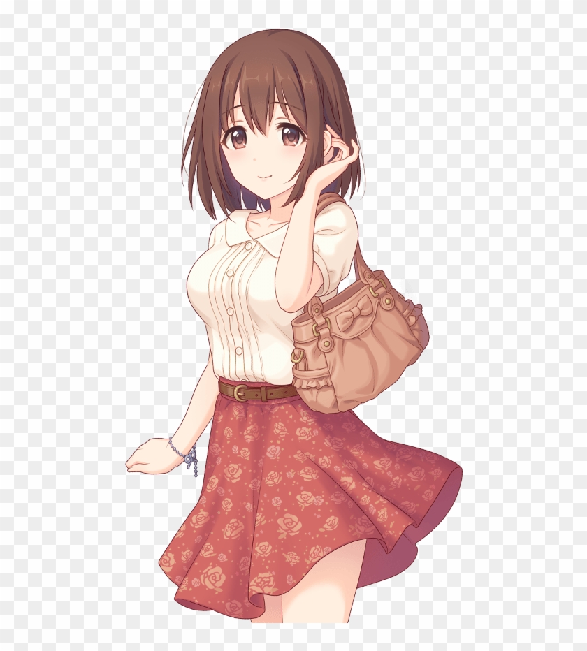 Cute Human Staff Kusano Yui Rare Start 1 Shy - Shy Pretty Anime Girl Clipart