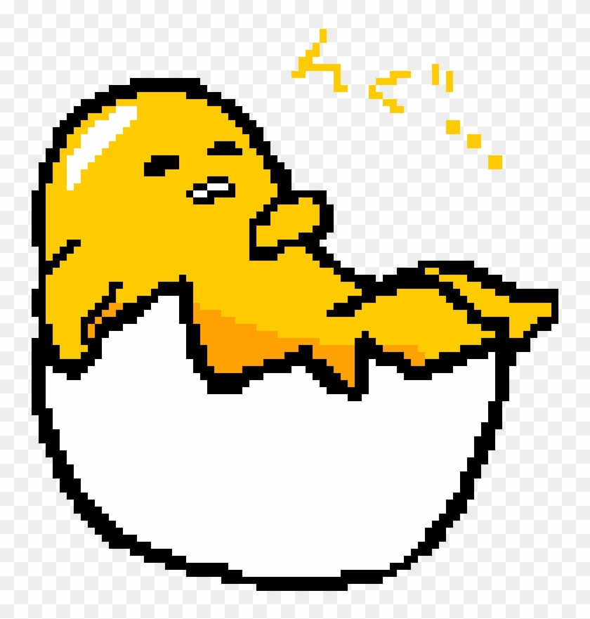 Gudetama Pixel Art , Png Download - Icon Clipart #173225