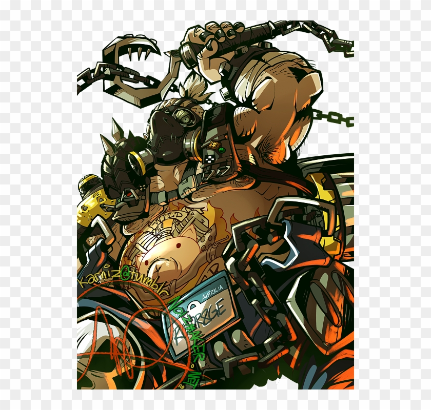 Roadhog By Karniz - Overwatch Roadhog Art Clipart
