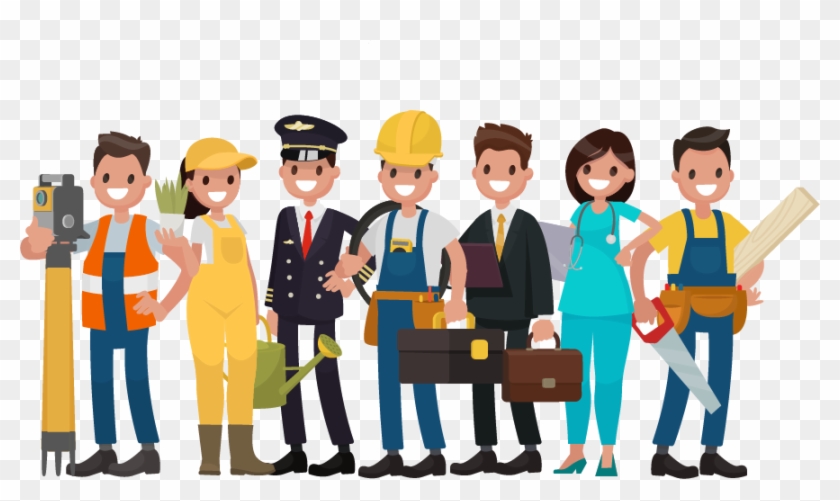 Staff - Animated People With Jobs Clipart #173269