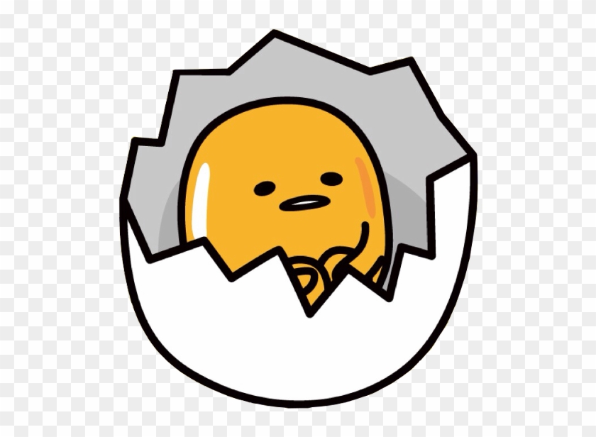 Gudetama Sticker - Gudetama In Egg Shell Clipart #173270