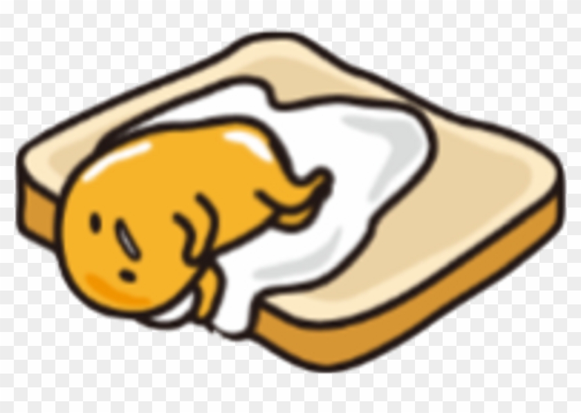Gudetama Egg Gudetamastickers Breakfast Kawaii Lazy - Egg Png Clipart #173290