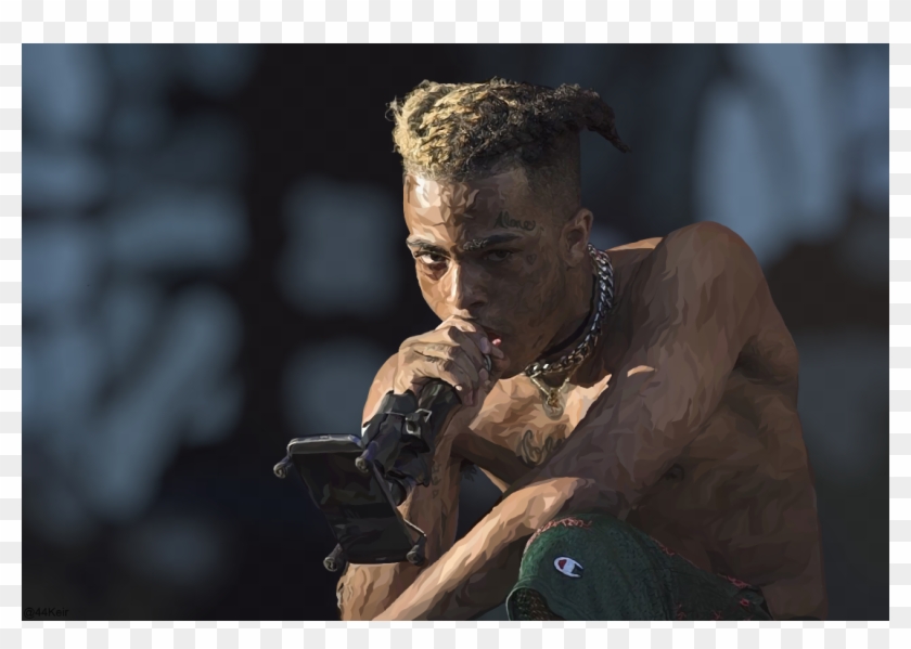 Xxxtentacion Hair Tied Back Clipart 173635 Pikpng