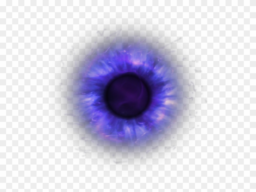 Eye Iris Pupil Dark Purple Magic Fantasy Horror Glow - Purple Glowing Eyes Png Clipart