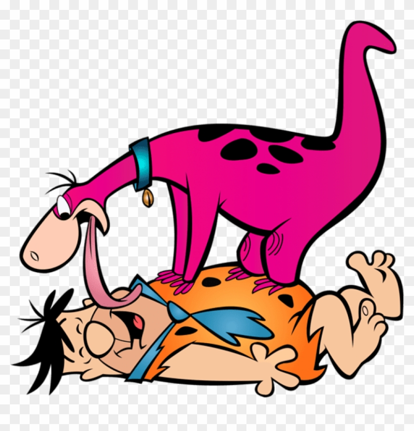 Free Png Download Fred Flintstone And Dino Transparent - Fred Flintstone And Dino Clipart